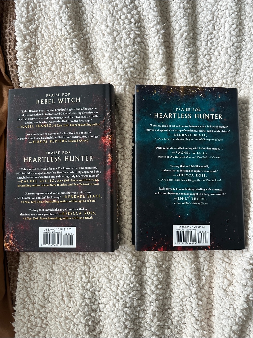 Heartless Hunter & Rebel Witch Book Set - Black, Red - Picture 2 of 4